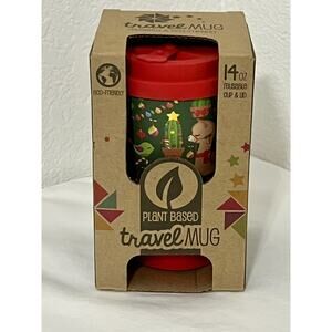 Tiny Mills Plant based travel mug Eco-Friendly Cup Alpaca Christmas Holiday